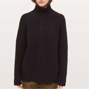 lululemon athletica Black Turtleneck Sweater